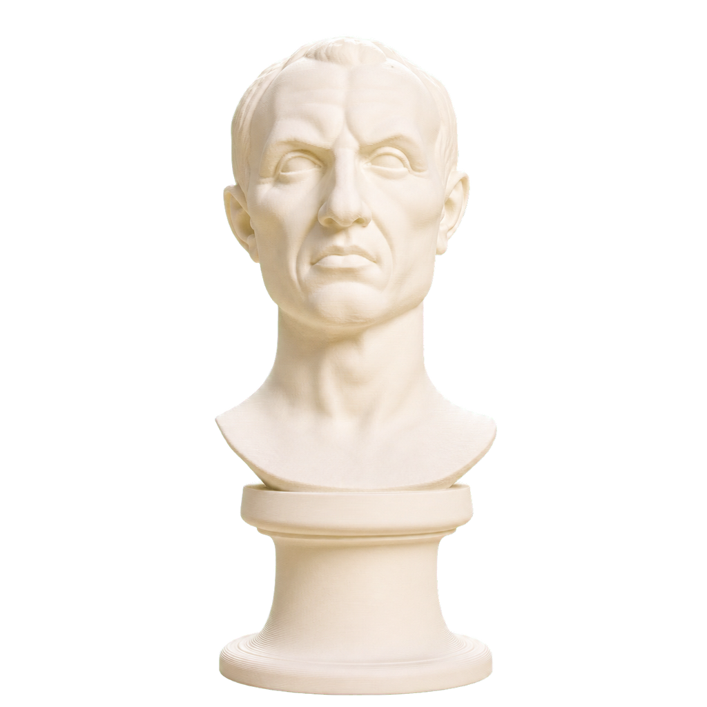 Julius Caesar Ivory White collectible bust