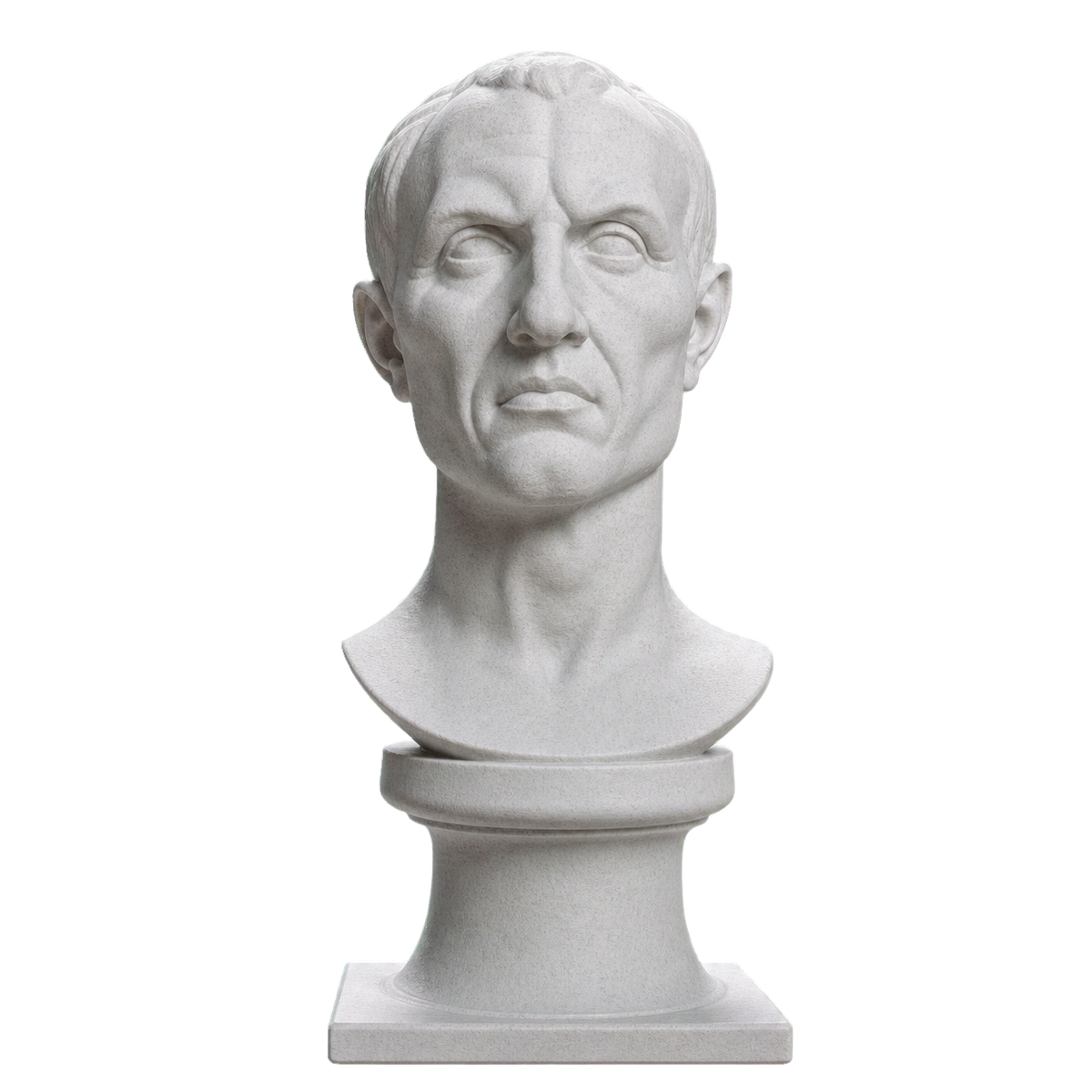 Julius Caesar Marble Stone collectible bust