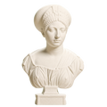 Portrait of Claudia Olympias Ivory White collectible bust