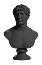 Portrait of Marcus Antonius Charcoal Black collectible bust