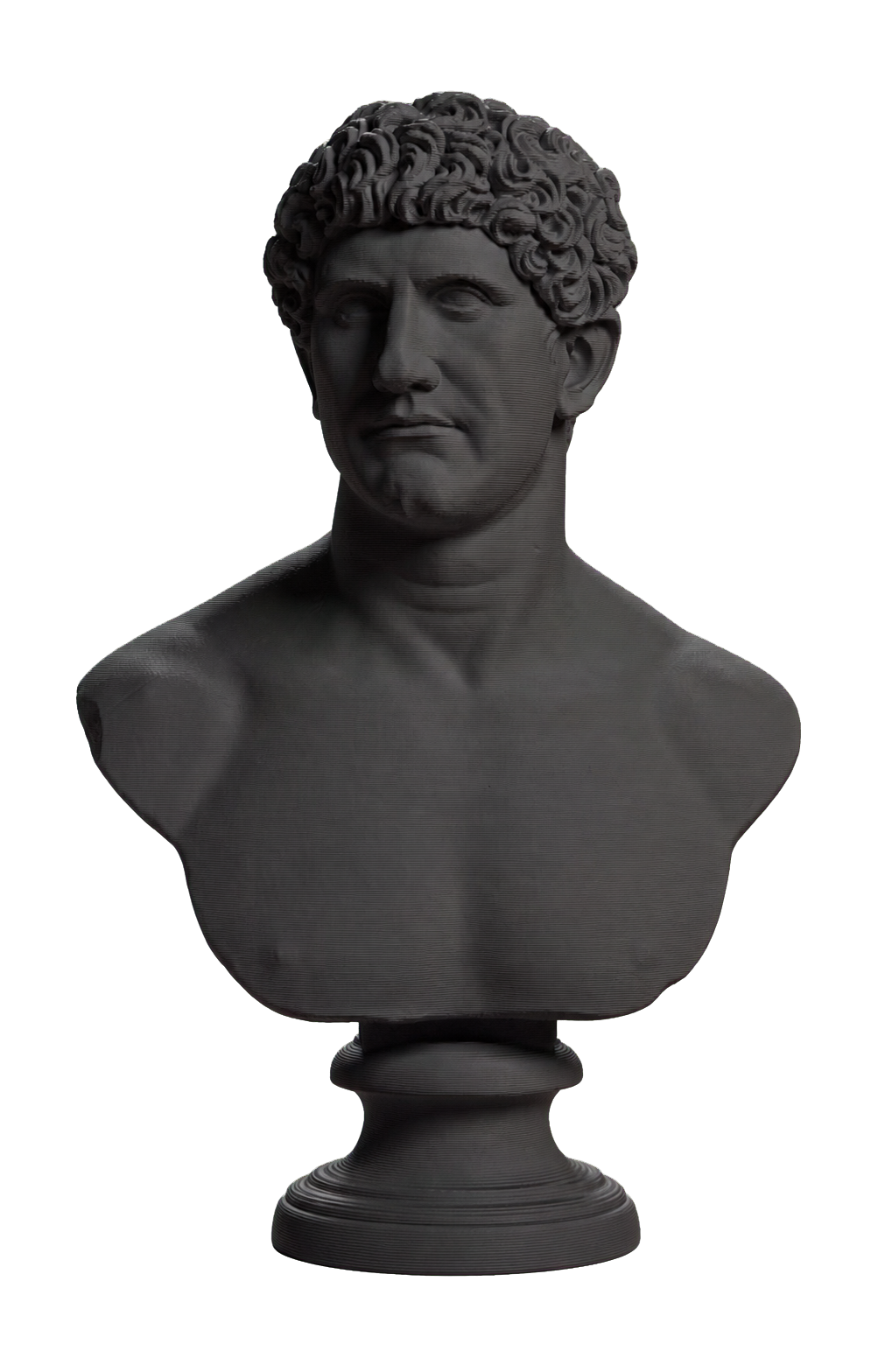 Portrait of Marcus Antonius Charcoal Black collectible bust