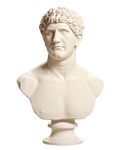 Portrait of Marcus Antonius Ivory White collectible bust