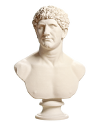 Portrait of Marcus Antonius Ivory White collectible bust