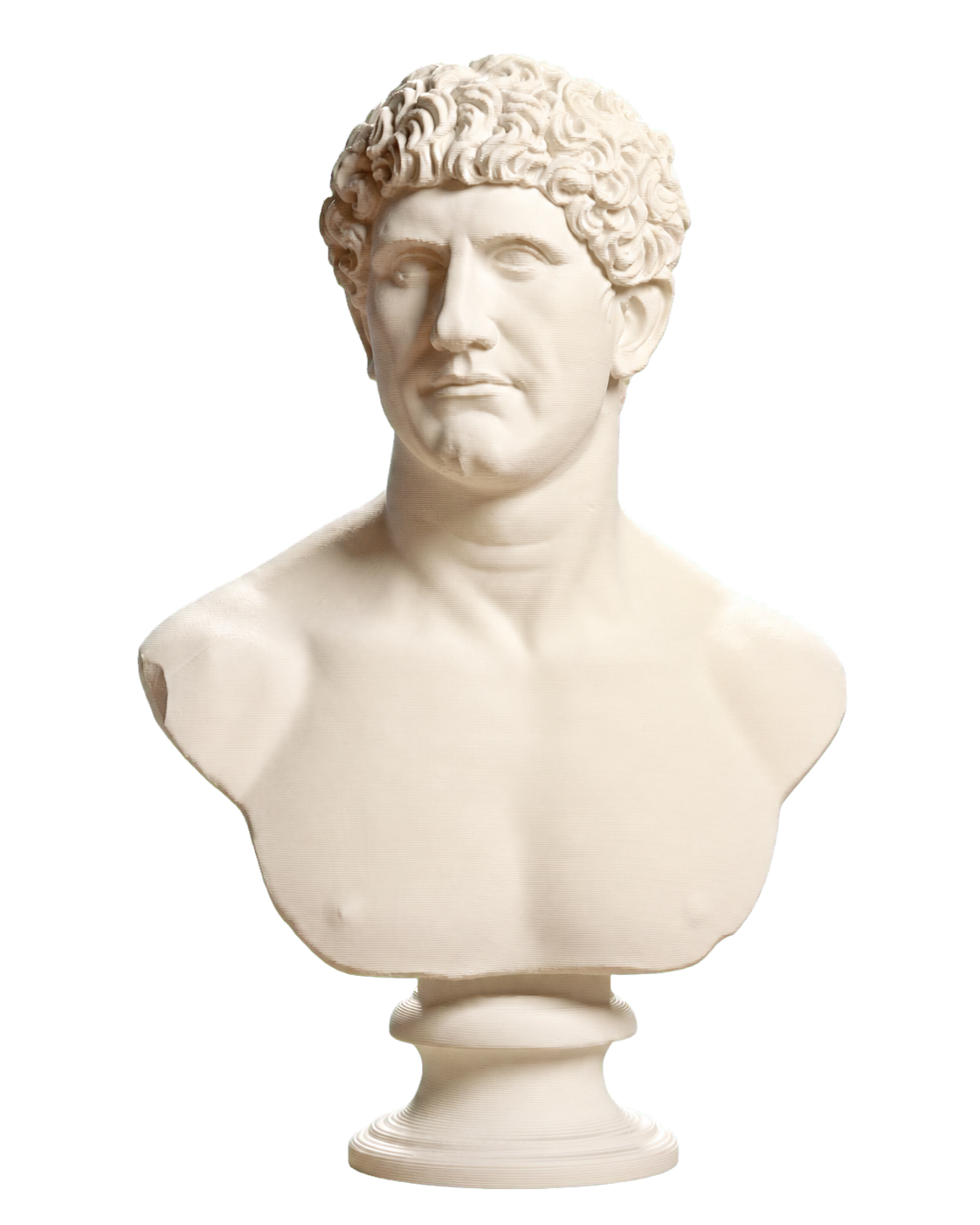 Portrait of Marcus Antonius Ivory White collectible bust