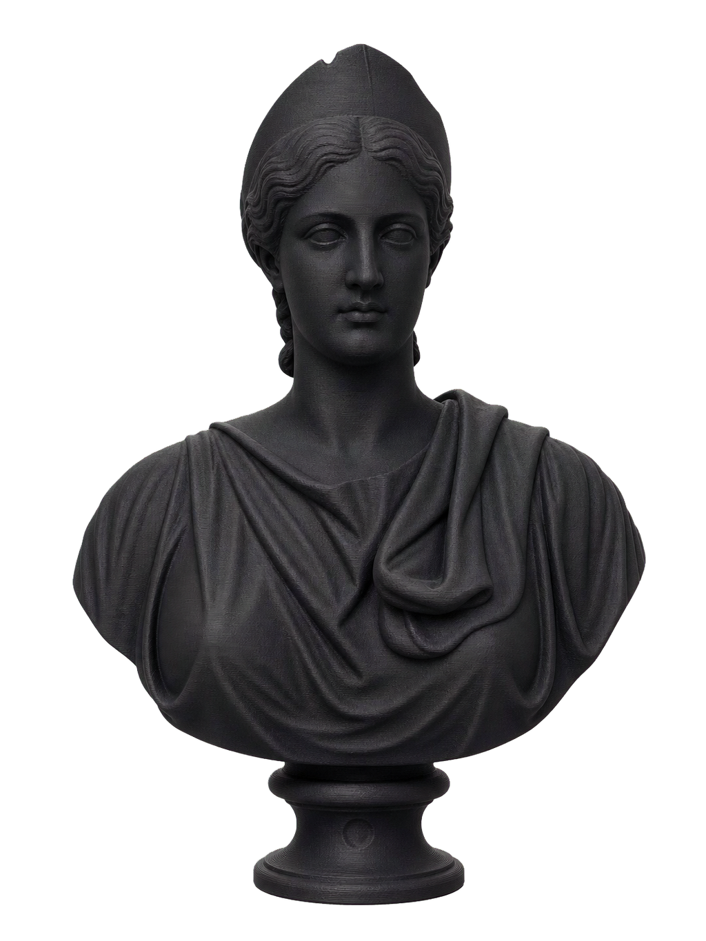 Portrait of Julia Cornelia Paula Charcoal Black collectible bust