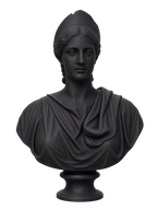 Portrait of Julia Cornelia Paula Charcoal Black collectible bust