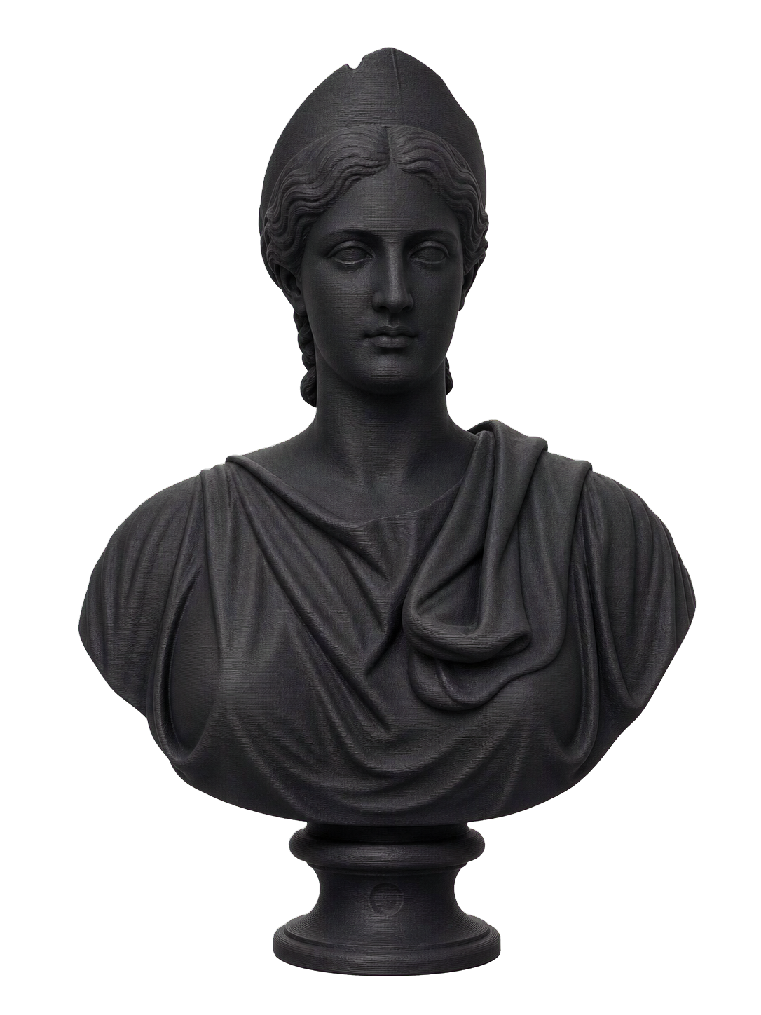 Portrait of Julia Cornelia Paula Charcoal Black collectible bust