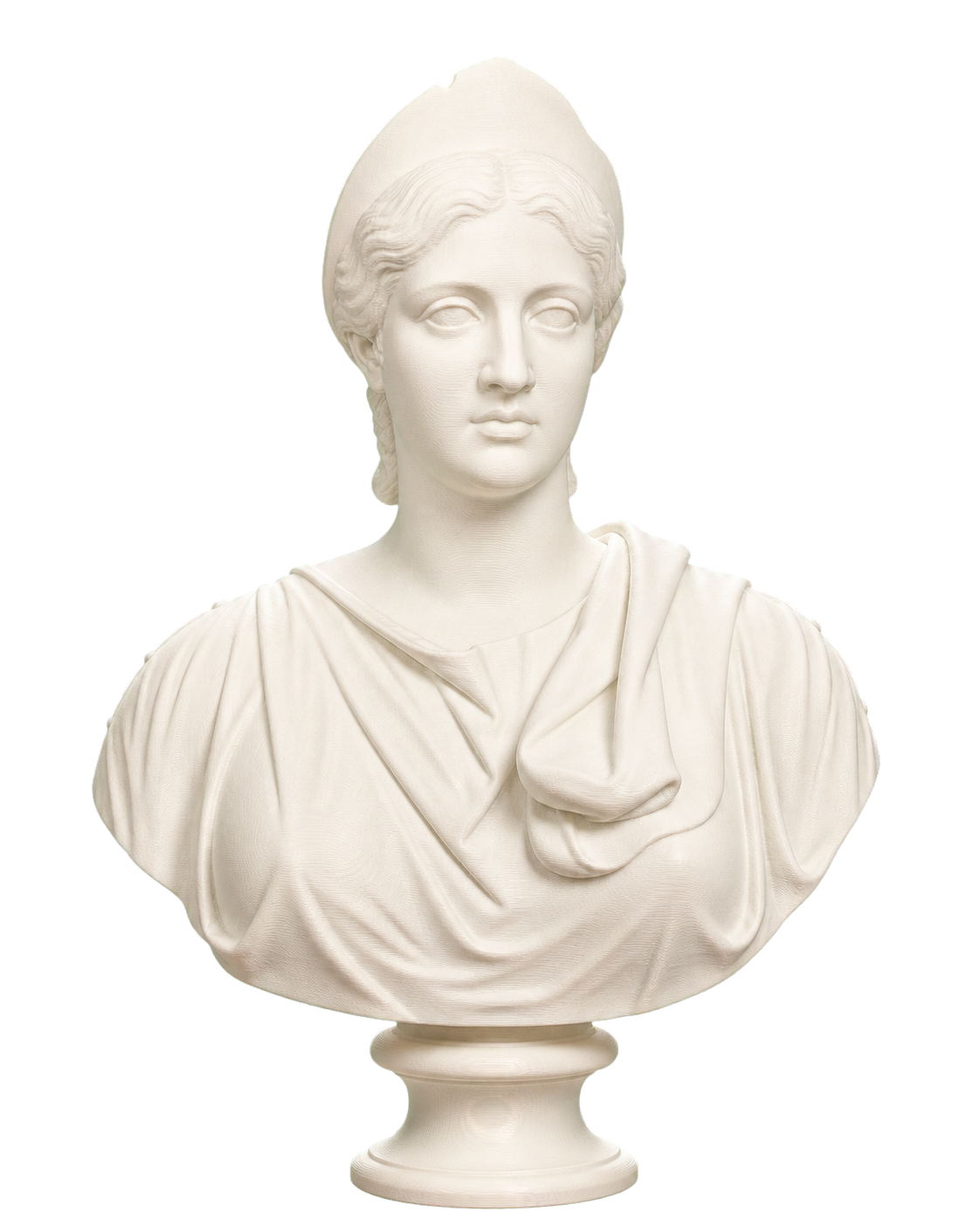 Portrait of Julia Cornelia Paula Ivory White collectible bust
