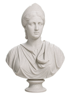 Portrait of Julia Cornelia Paula Marble Stone collectible bust