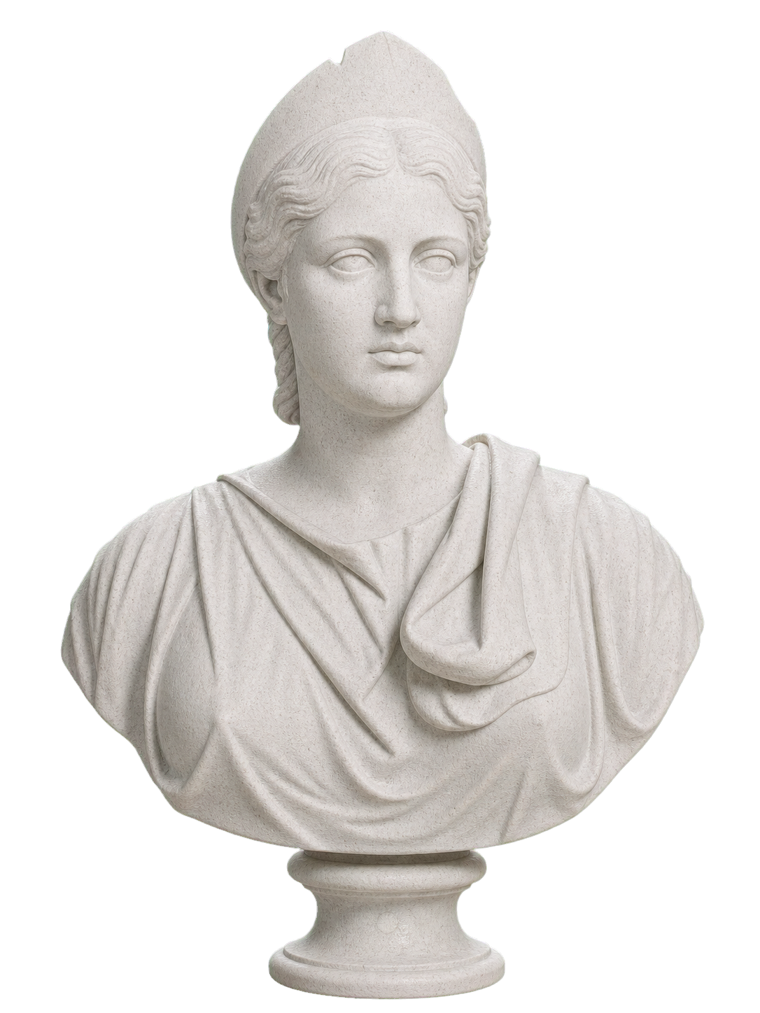 Portrait of Julia Cornelia Paula Marble Stone collectible bust