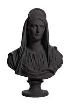 Portrait of Matidia Charcoal Black collectible bust