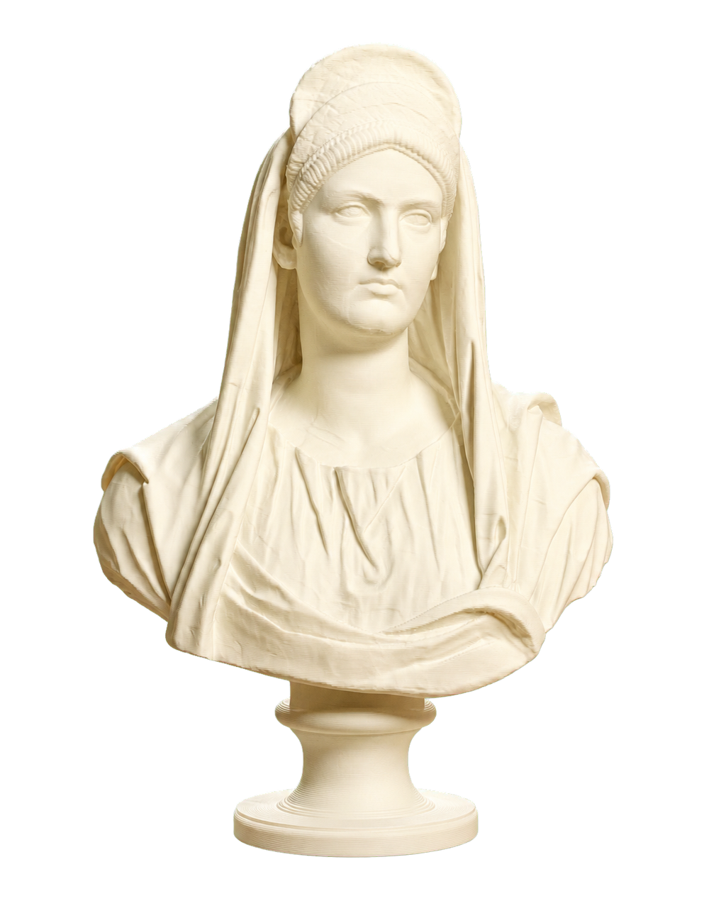 Portrait of Matidia Ivory White collectible bust