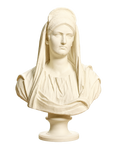 Portrait of Matidia Ivory White collectible bust