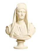 Portrait of Matidia Ivory White collectible bust
