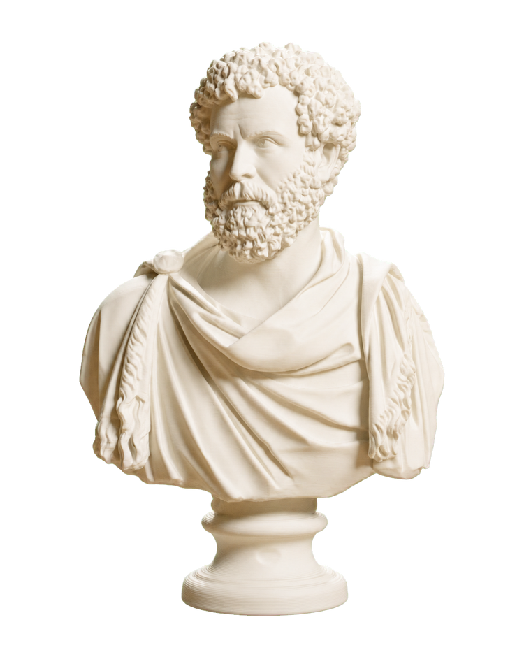 Draped bust of a man formerly known as Clodius Albinus
