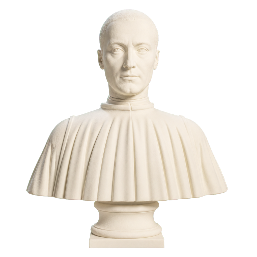 Filippo Strozzi Ivory White collectible bust