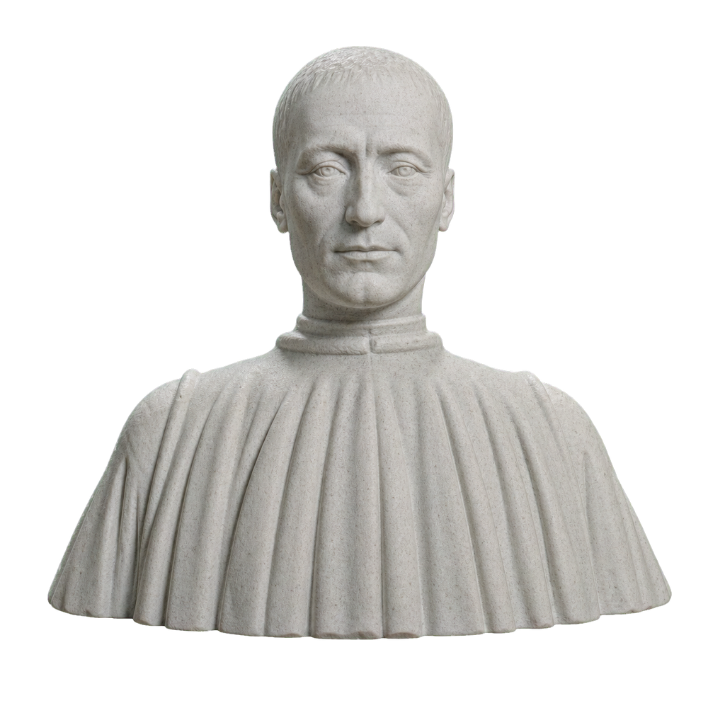 Filippo Strozzi Marble Stone collectible bust