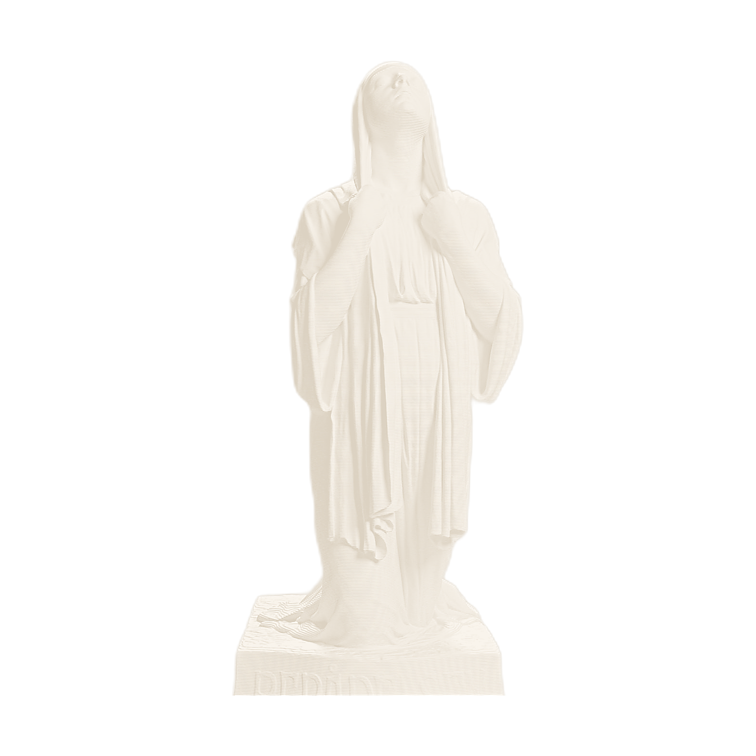The Annunciation Ivory White collectible bust