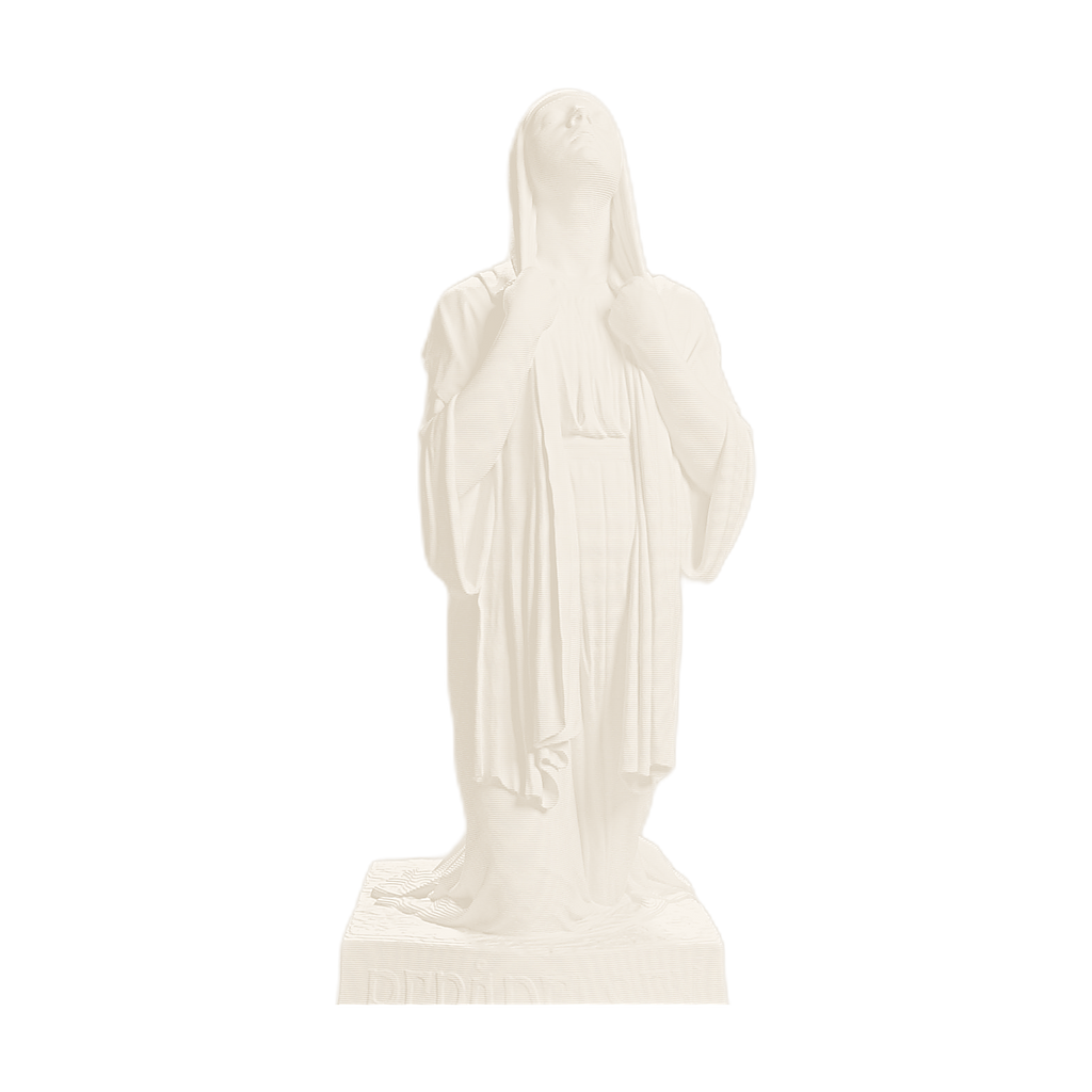 The Annunciation Ivory White collectible bust