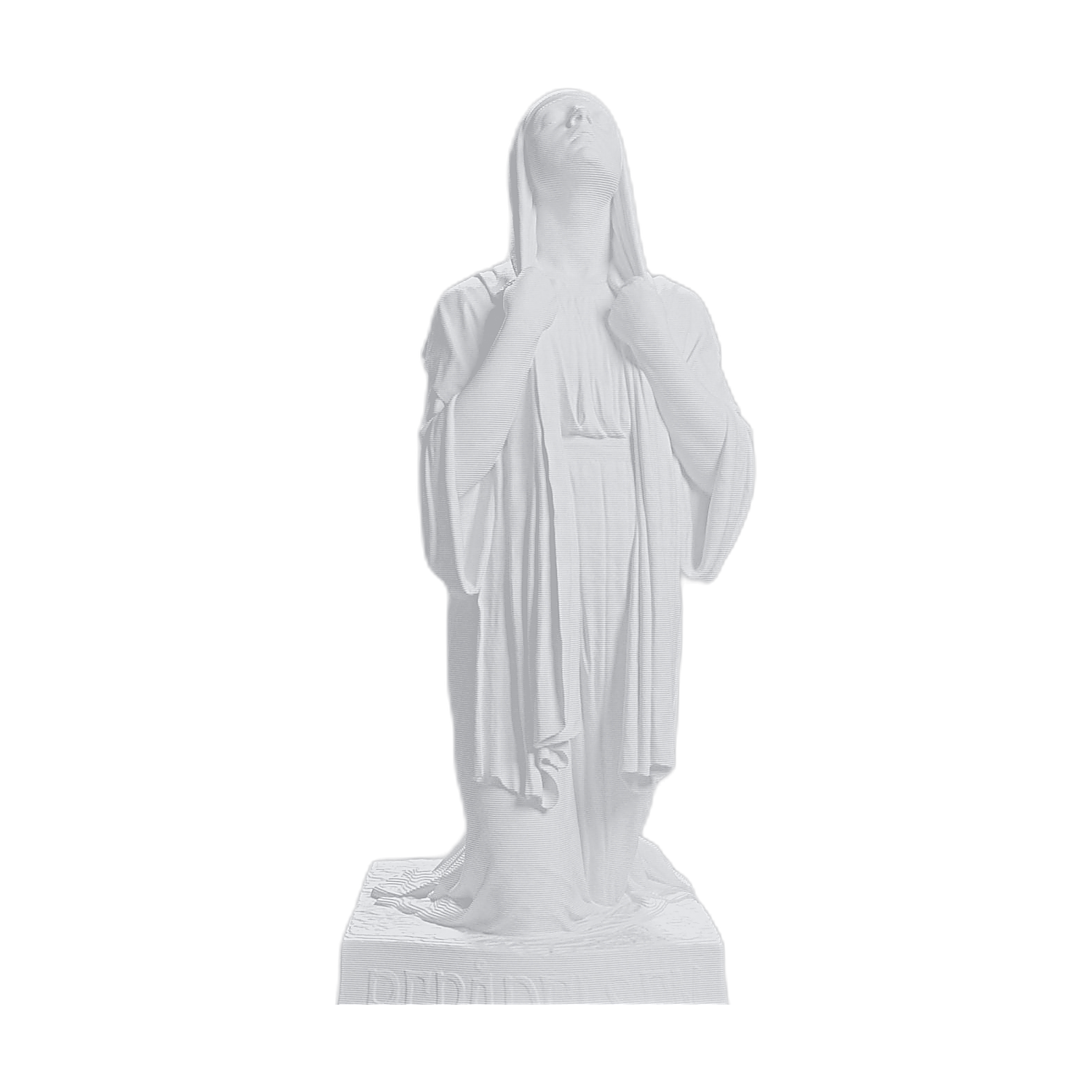 The Annunciation Marble Stone collectible bust