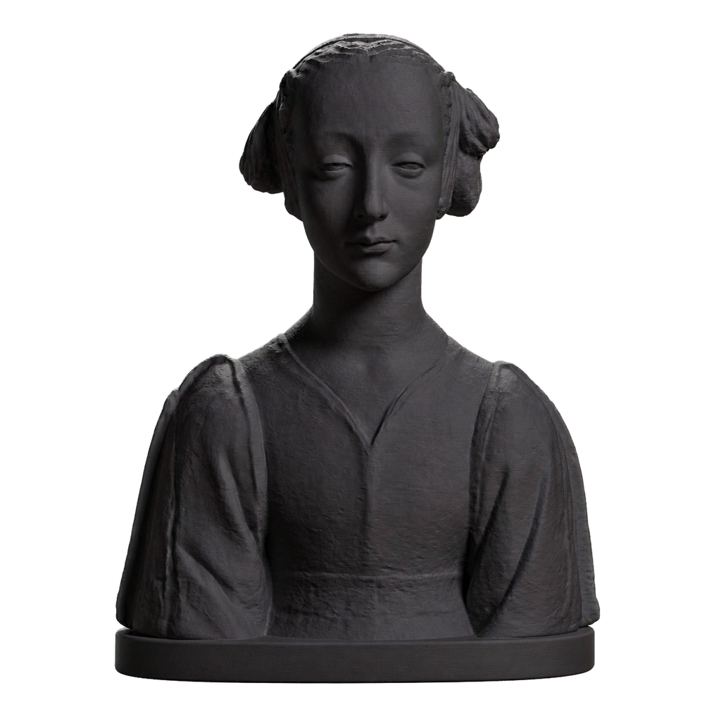 Portrait of a woman Charcoal Black collectible bust