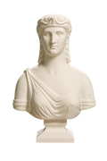 Cleopatra Ivory White collectible bust