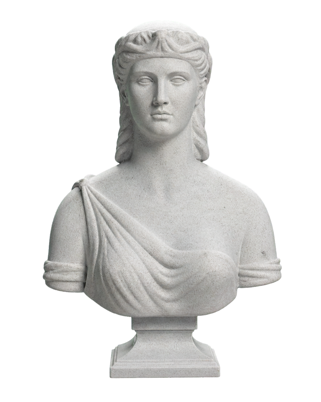 Cleopatra Marble Stone collectible bust