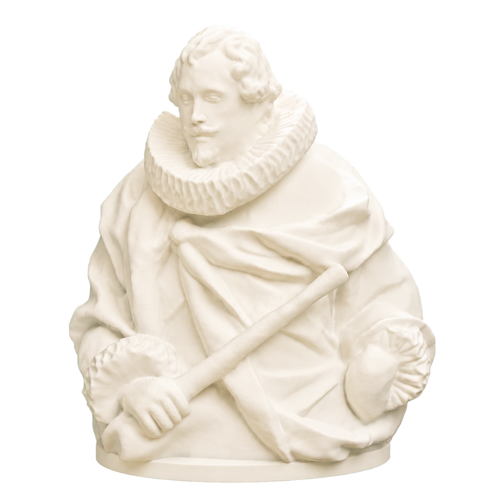 Portrait of the Principe Michele Damasceni-Peretti Ivory White collectible bust