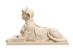 Sphinx - photogrammetry scan Ivory White collectible bust
