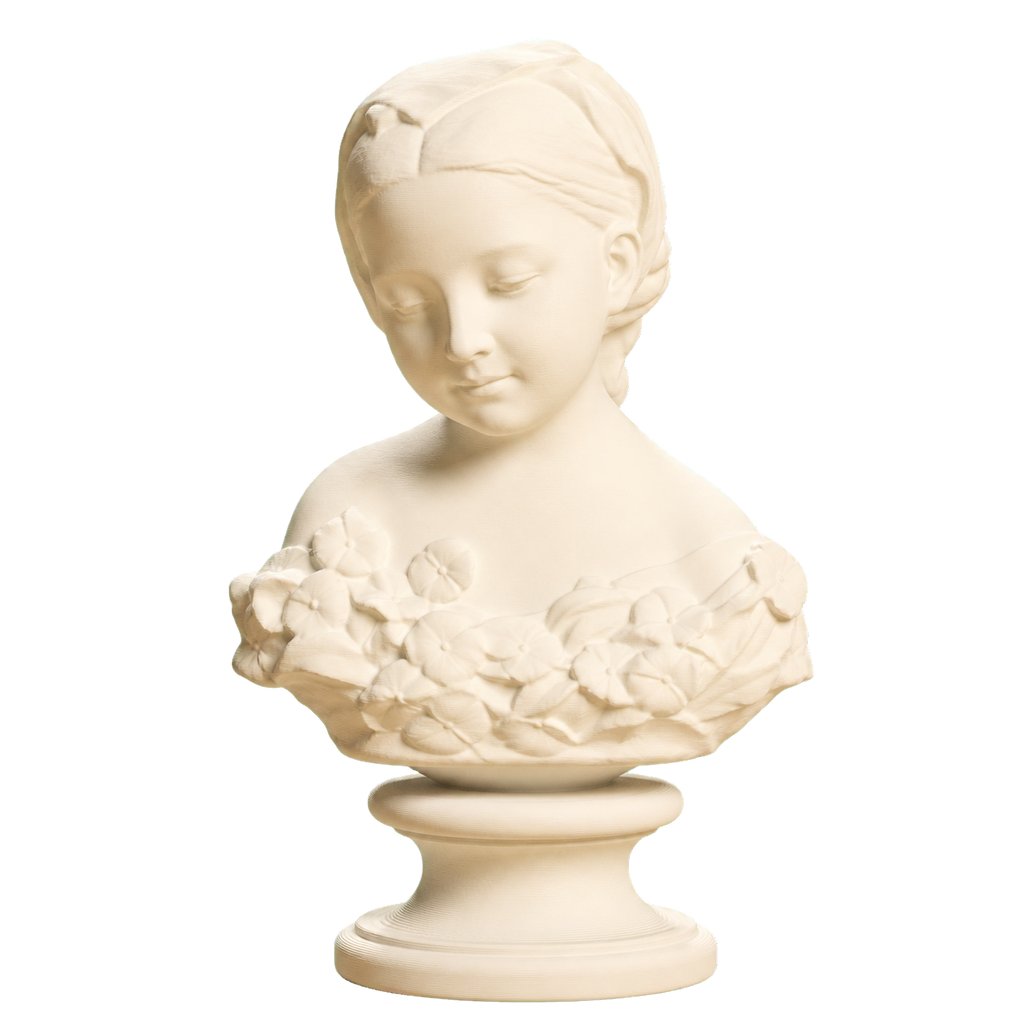 La Petite Pensee Ivory White collectible bust