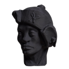 One of the three holy kings Charcoal Black collectible bust