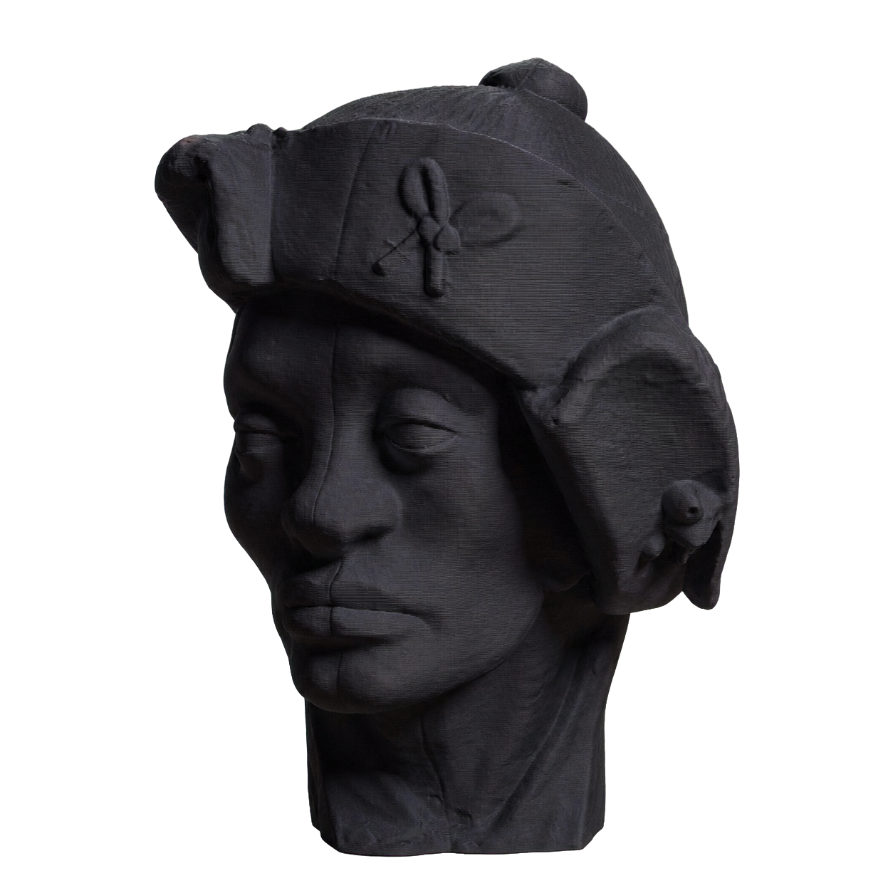One of the three holy kings Charcoal Black collectible bust