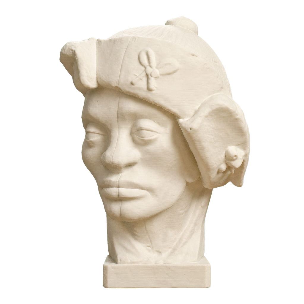One of the three holy kings Ivory White collectible bust