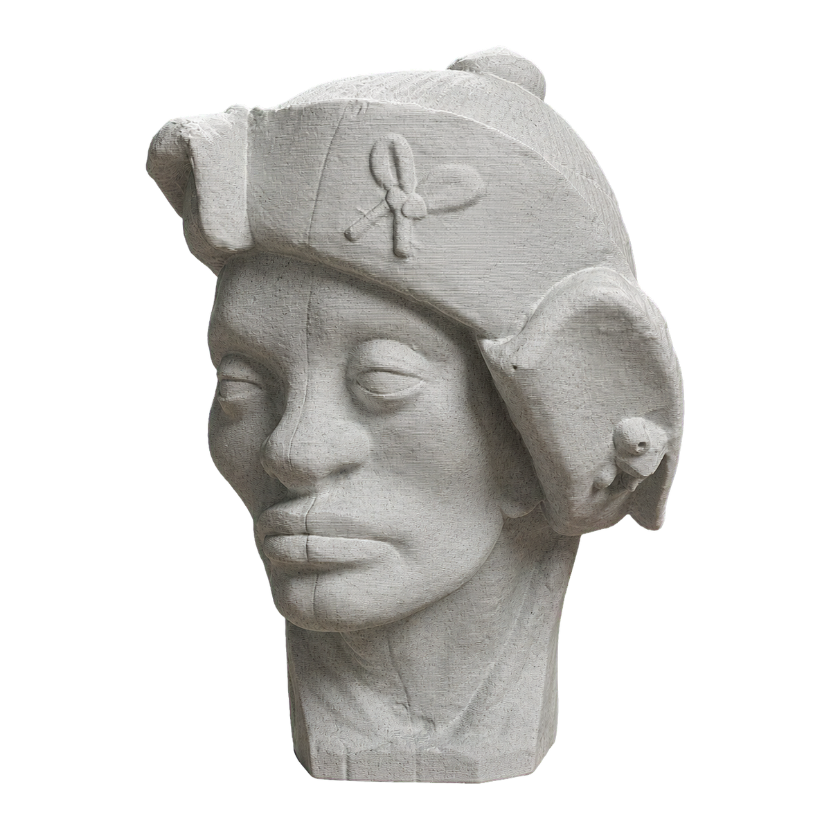 One of the three holy kings Marble Stone collectible bust