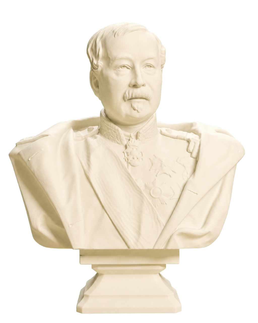 Major General Johan af Kleen Ivory White collectible bust