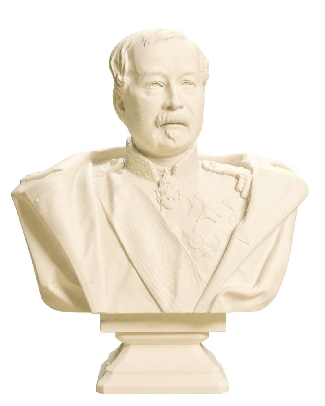 Major General Johan af Kleen Ivory White collectible bust