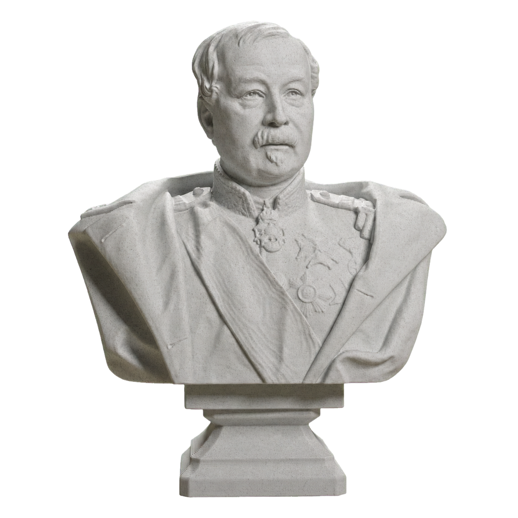 Major General Johan af Kleen Marble Stone collectible bust