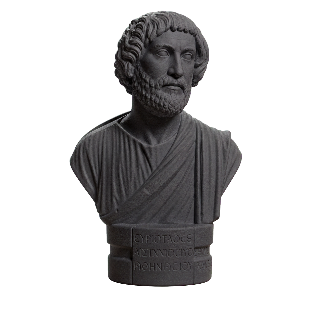 Portrait bust of a Barbarian Charcoal Black collectible bust