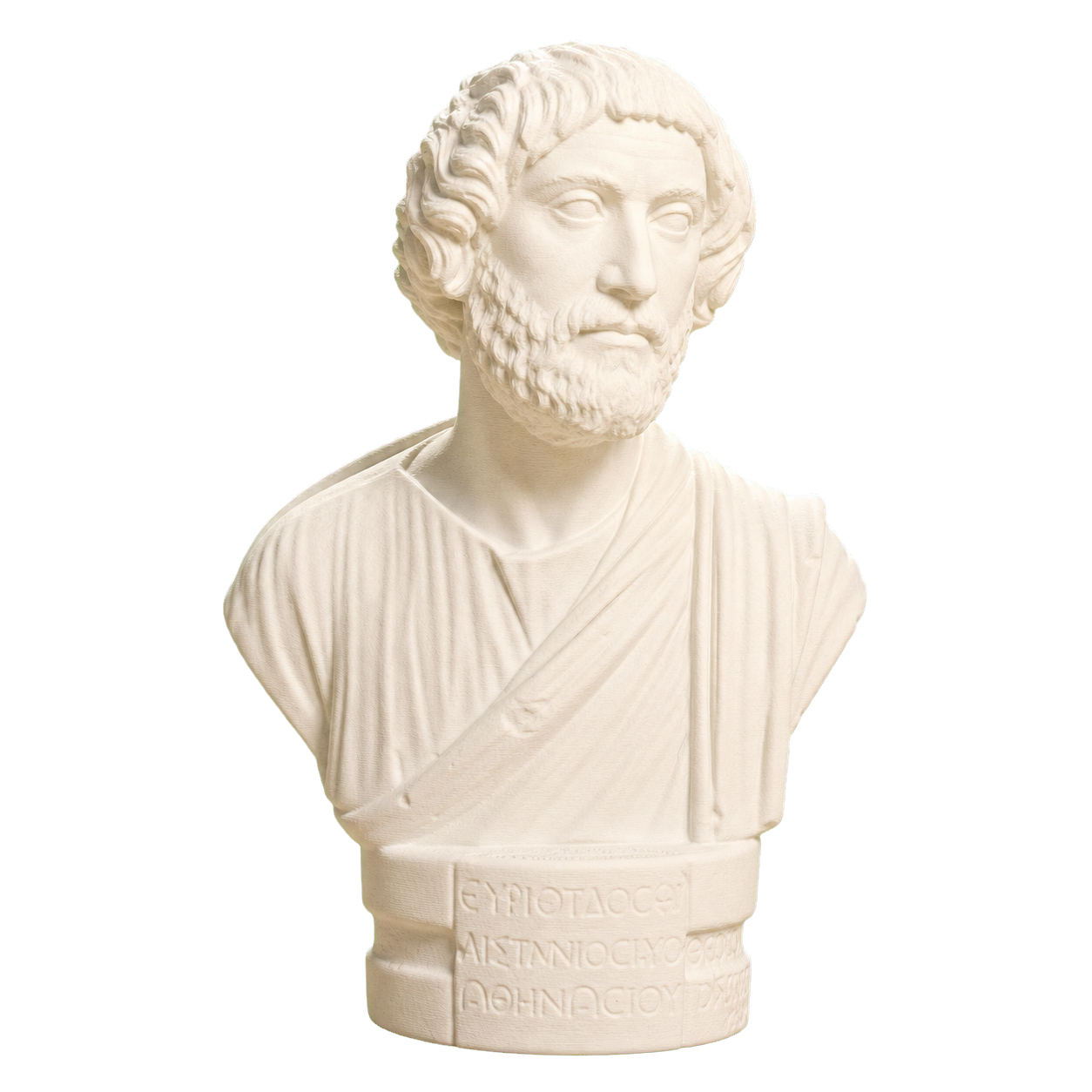 Portrait bust of a Barbarian Ivory White collectible bust
