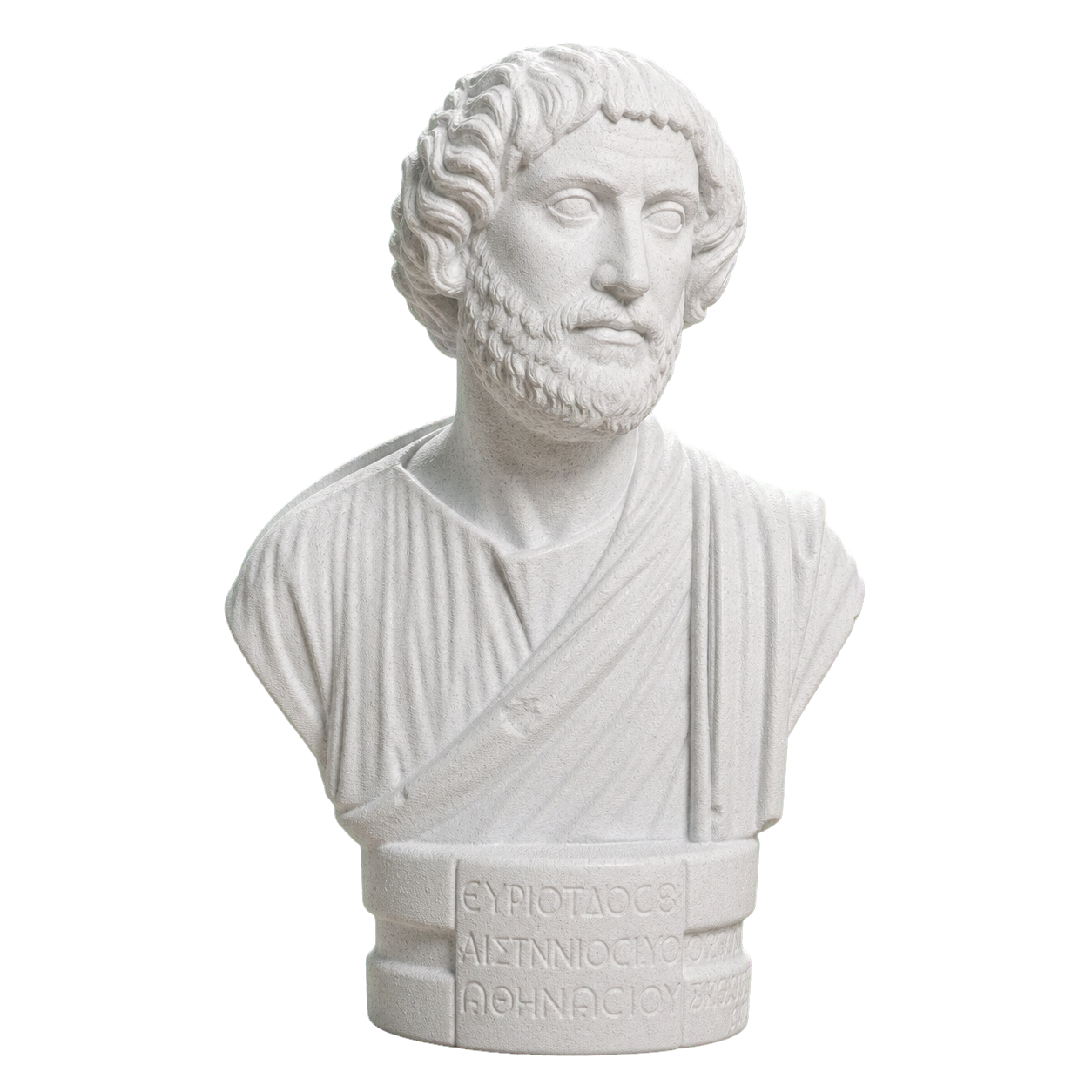 Portrait bust of a Barbarian Marble Stone collectible bust