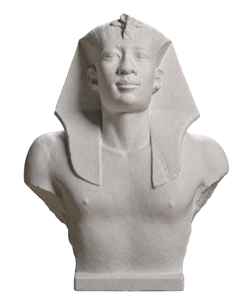 Portrait of Pharaoh Amasis (563-525 BC) Marble Stone collectible bust