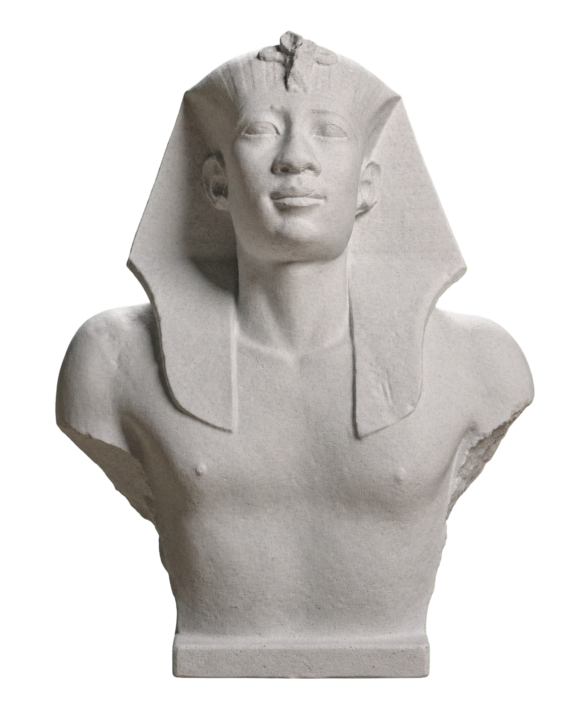Portrait of Pharaoh Amasis (563-525 BC) Marble Stone collectible bust