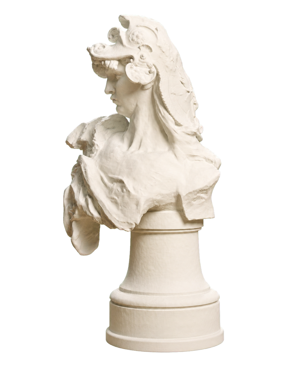 Bellona Ivory White collectible bust
