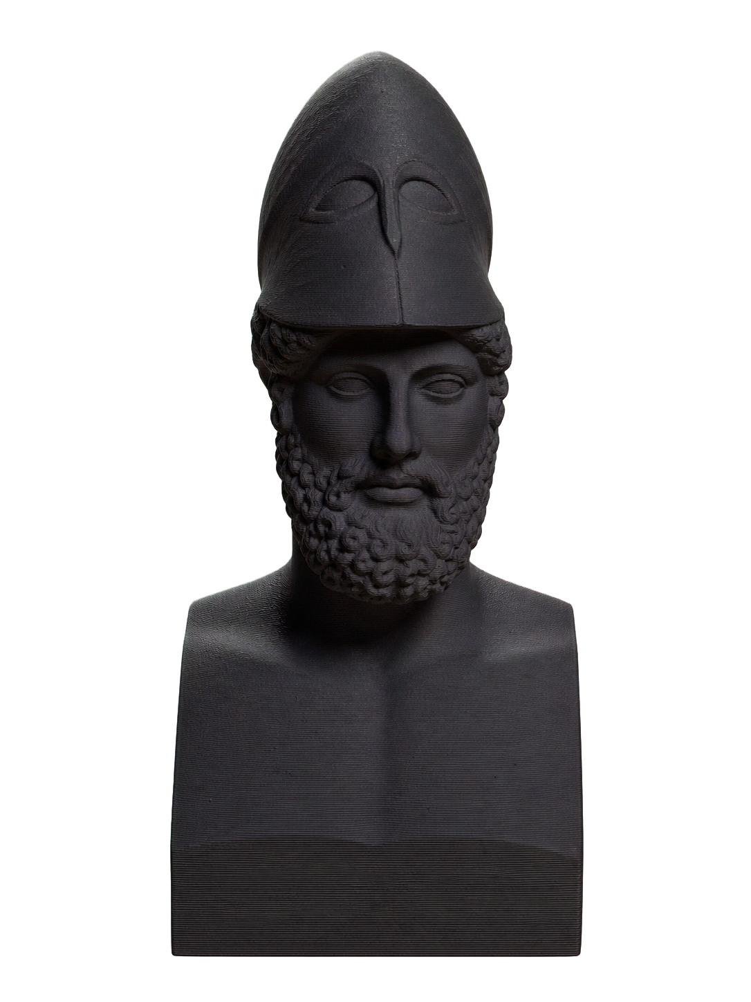 Portrait of Commander Pericles / Kimon / Cimon Charcoal Black collectible bust