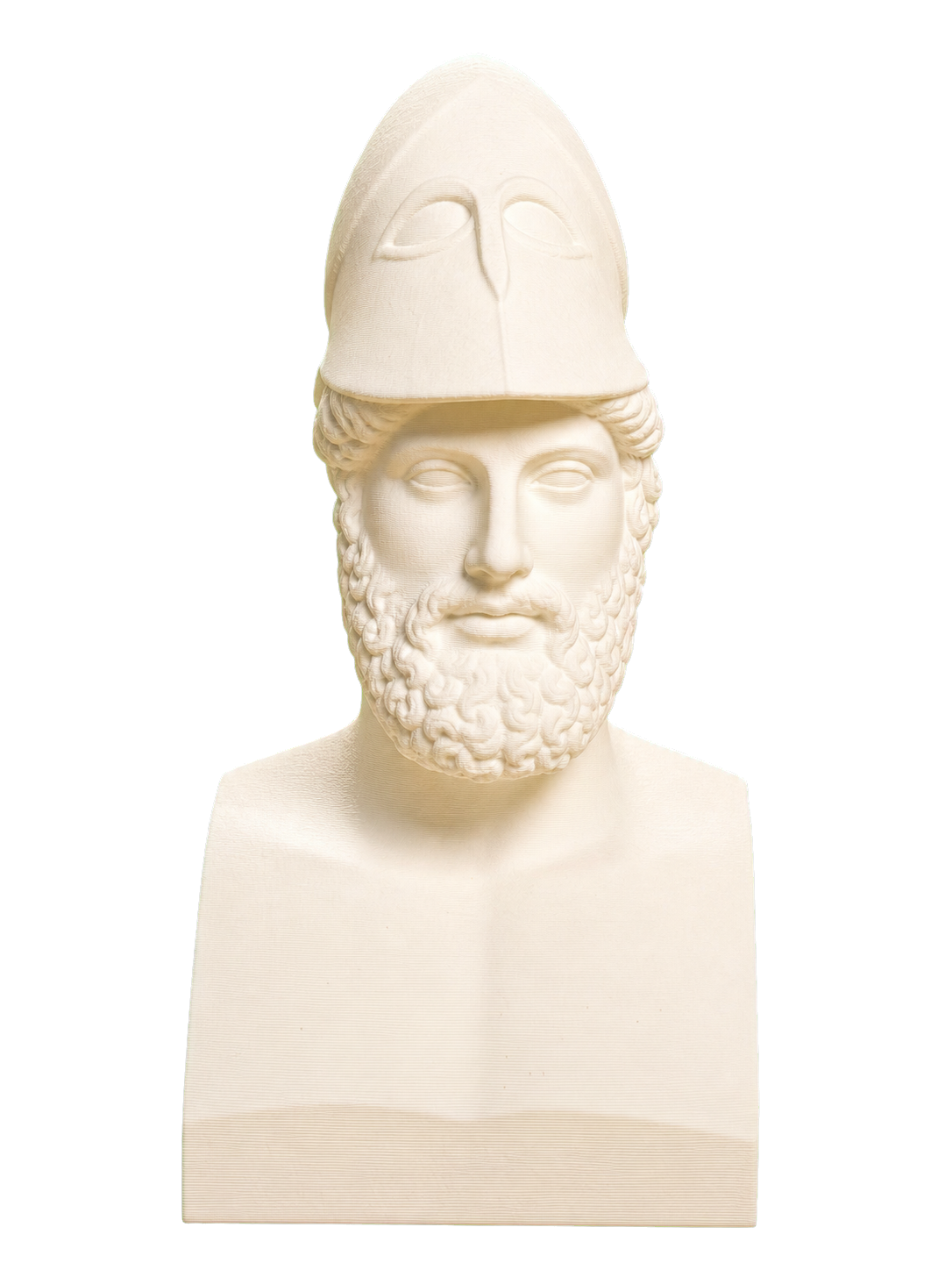 Portrait of Commander Pericles / Kimon / Cimon Ivory White collectible bust