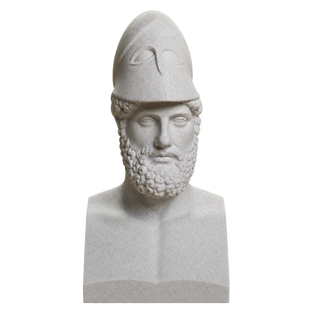 Portrait of Commander Pericles / Kimon / Cimon Marble Stone collectible bust