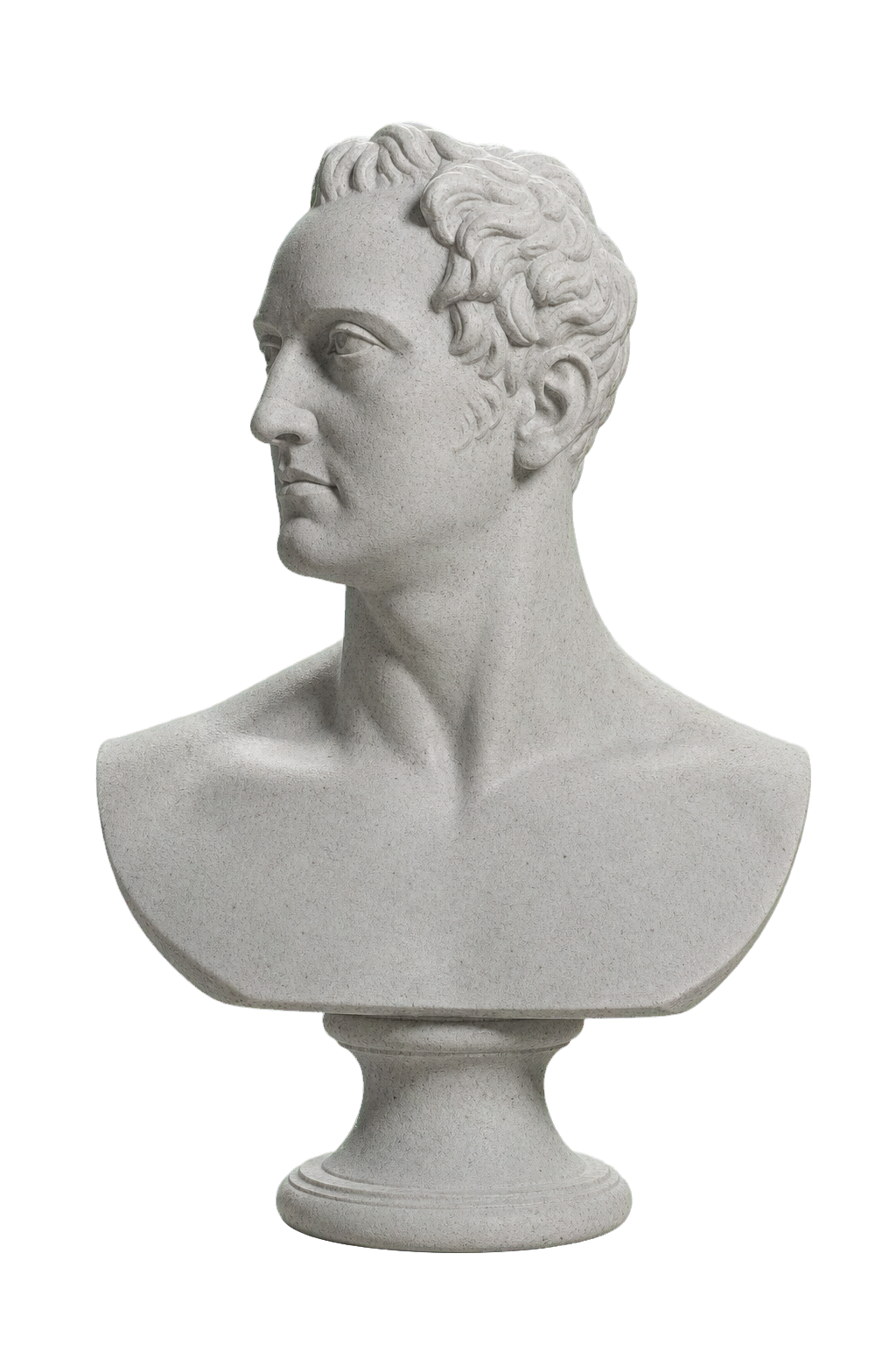 Niklaus I Emperor of Russia Marble Stone collectible bust