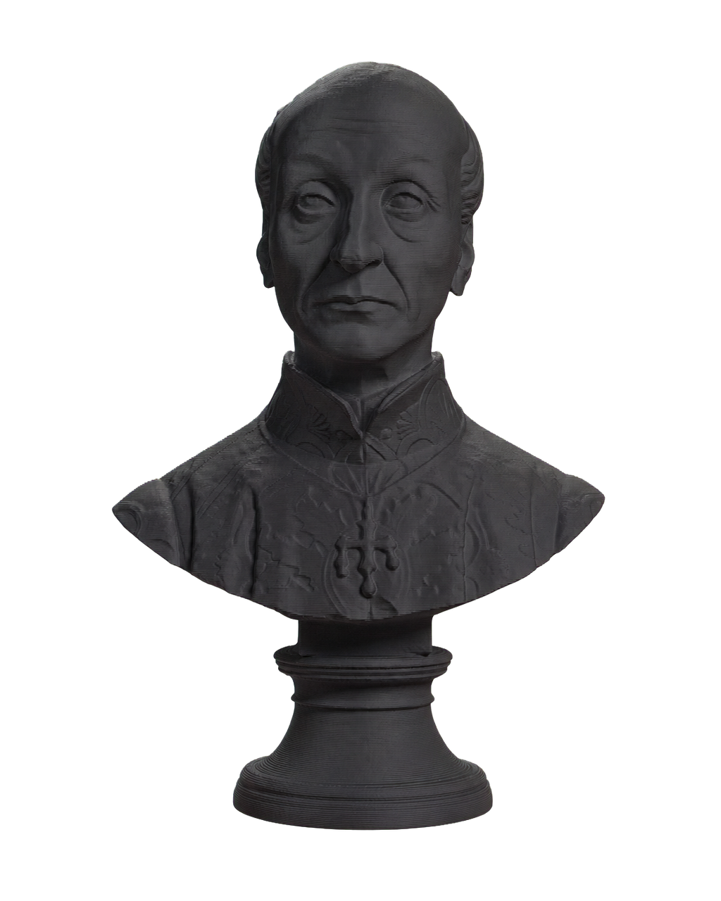 Portrait of Domenico Bertini Charcoal Black collectible bust