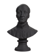 Portrait of Domenico Bertini Charcoal Black collectible bust
