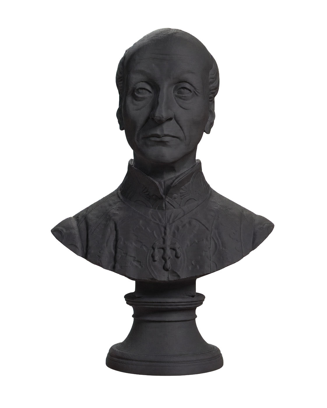 Portrait of Domenico Bertini Charcoal Black collectible bust